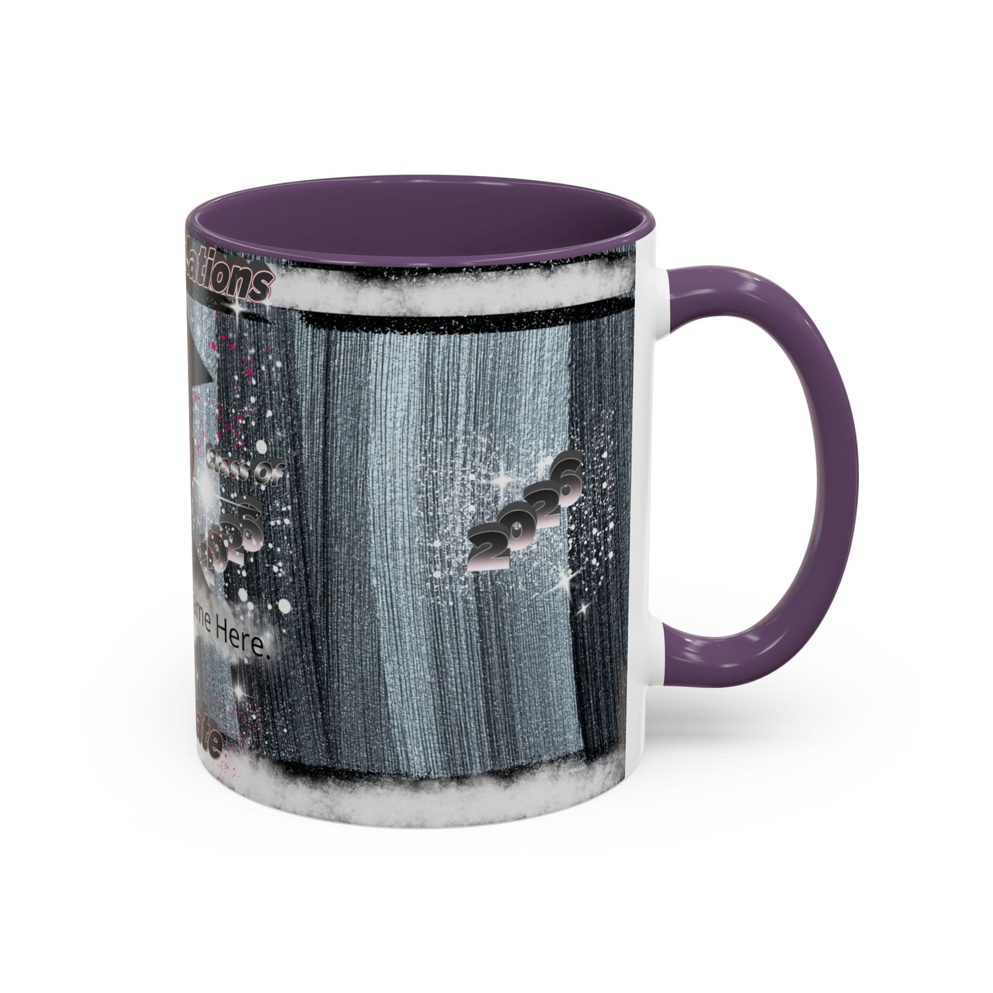 Mug: Personalized Graduation Coffee Mug. Congratulations Graduate Photo Accent 11oz