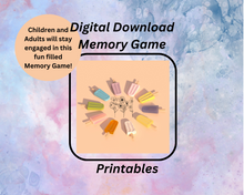 Load image into Gallery viewer, Memory Card Game Set 1. Help Grow and protect your Brain! Random pictures.