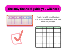Load image into Gallery viewer, Financial Planner to help you with your financial planning. A Financial Journal.