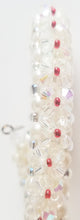 Load image into Gallery viewer, Captivating Ruby red, white, and crystal Bracelet