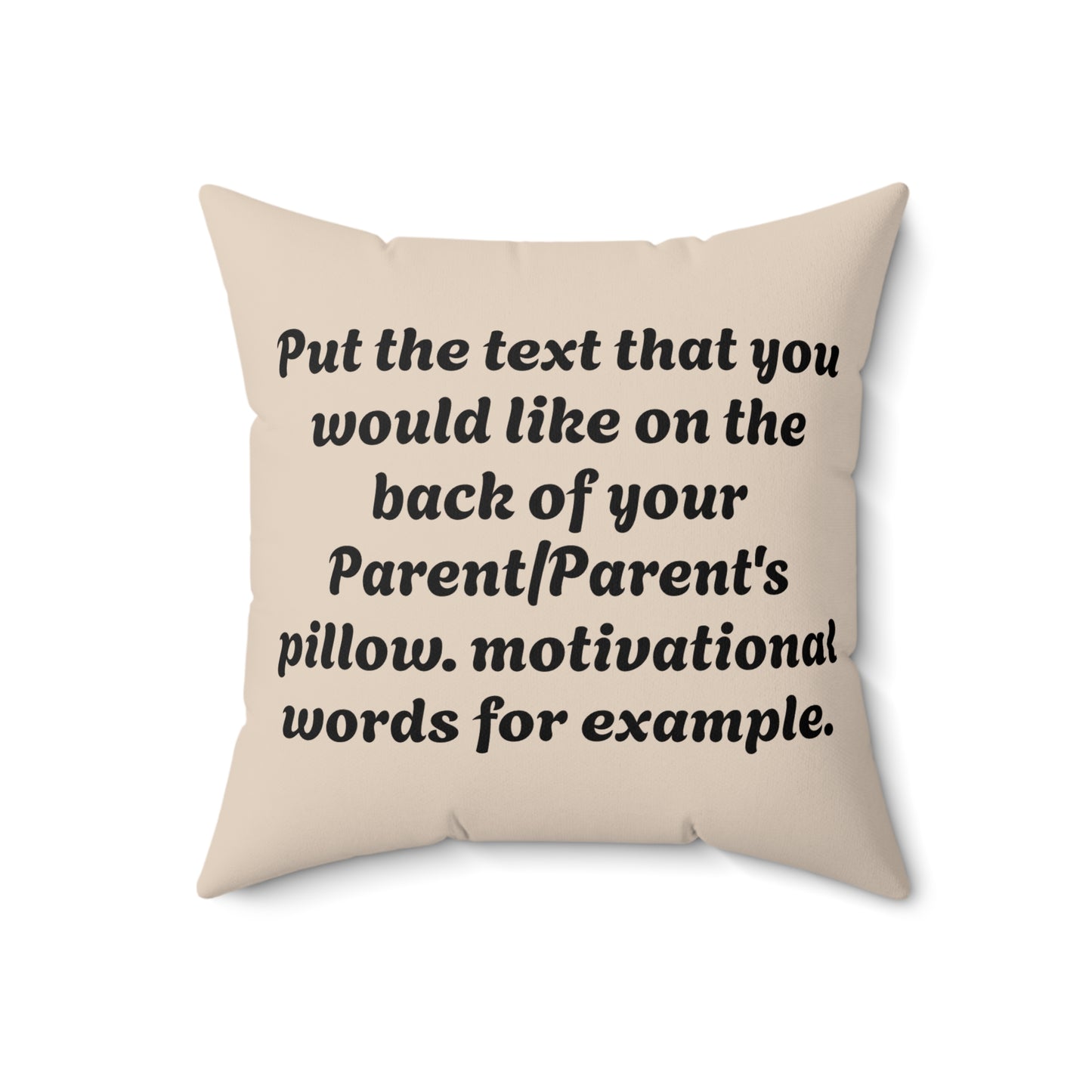 Personalized Parent Photo Pillow Custom 'Put Mom Name Here Put Mom and Dad Name Here' Keepsake
