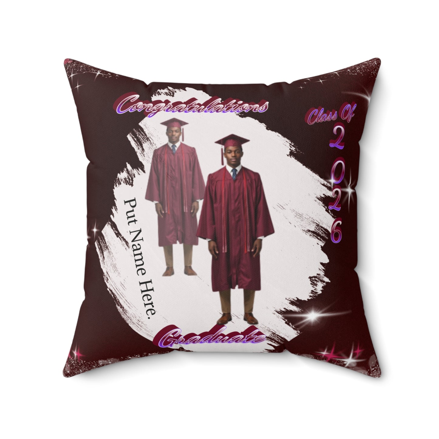 Graduation Photo Pillow Personalized Class of 2016 Keepsake