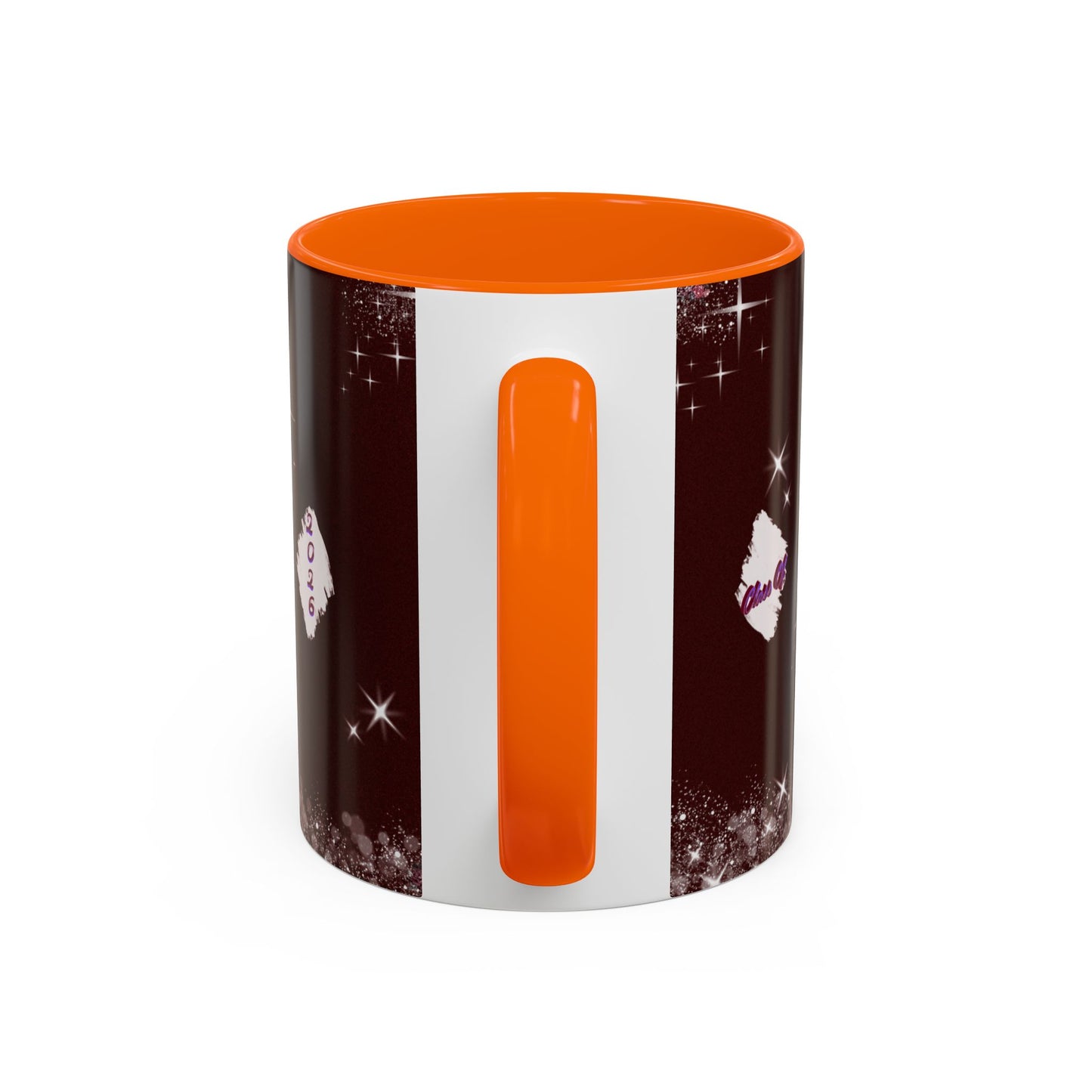 Graduation 2026 Accent Coffee Mug – Personalized Grad Cap Class of 2026 Keepsake