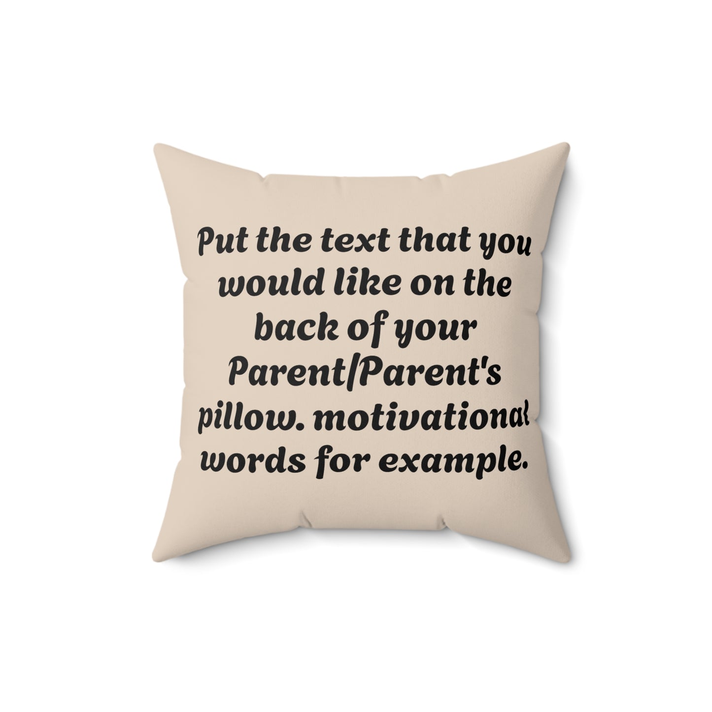 Personalized Parent Photo Pillow Custom 'Put Mom Name Here Put Mom and Dad Name Here' Keepsake