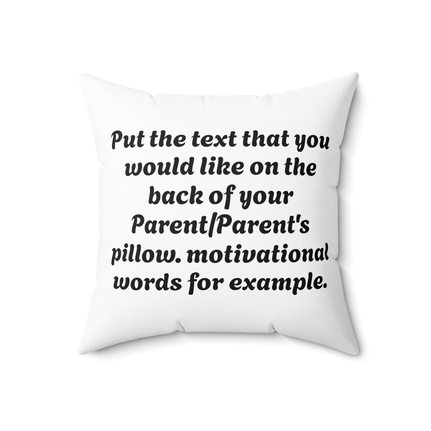 Personalized Photo Pillow Custom Names & Message Throw Pillow for Parents