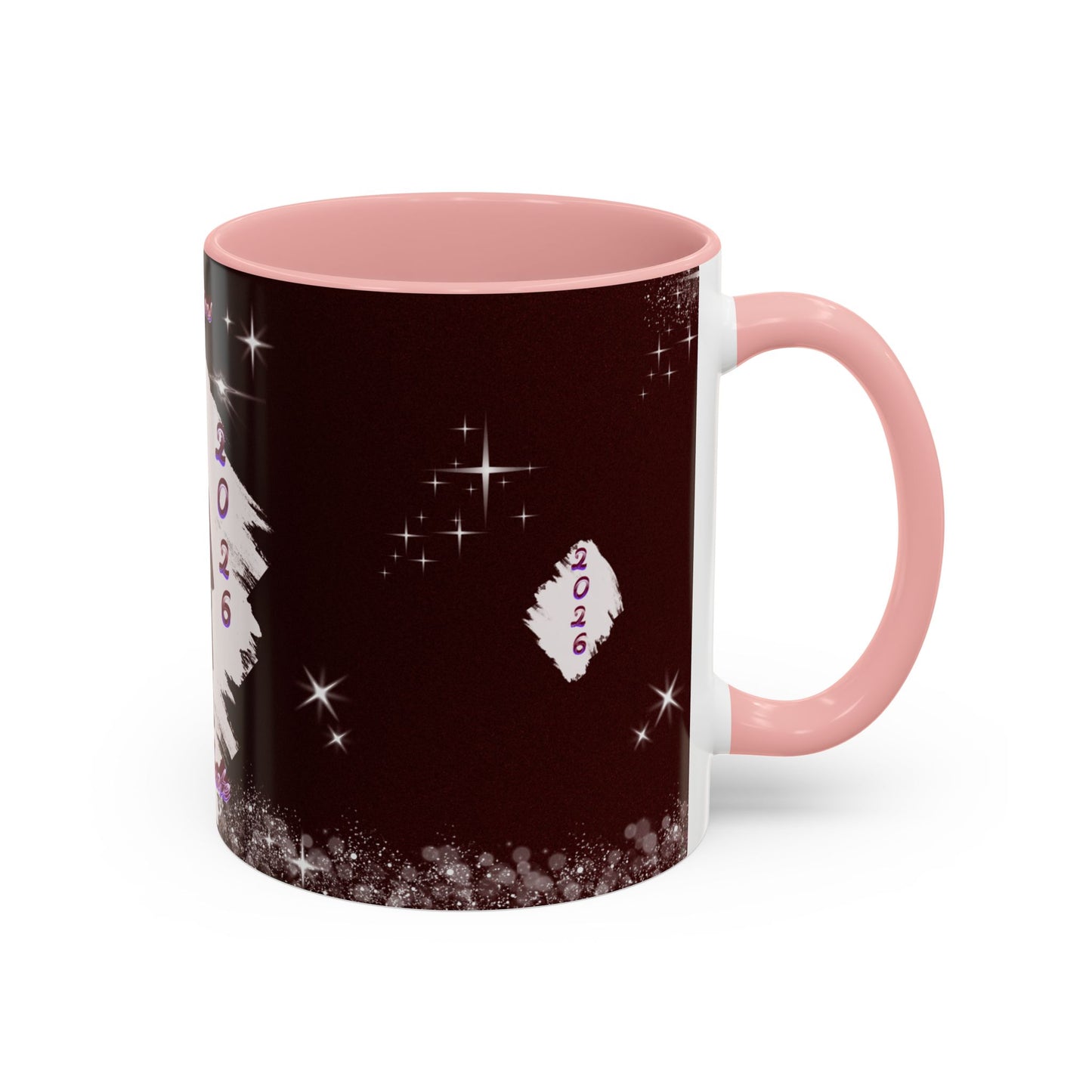 Graduation 2026 Accent Coffee Mug – Personalized Grad Cap Class of 2026 Keepsake