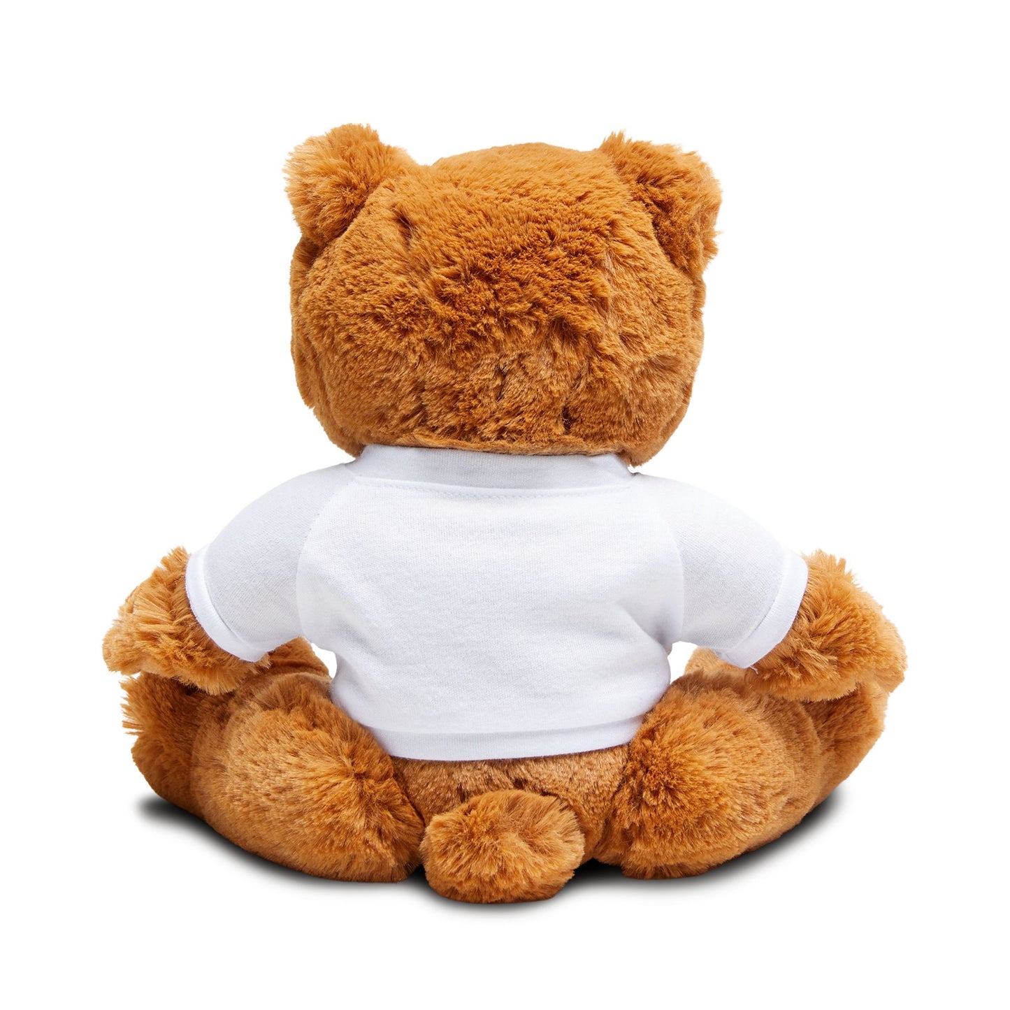 Teddy Bear Custom Photo with Personalized T-Shirt.  Cute Keepsake Gift. White