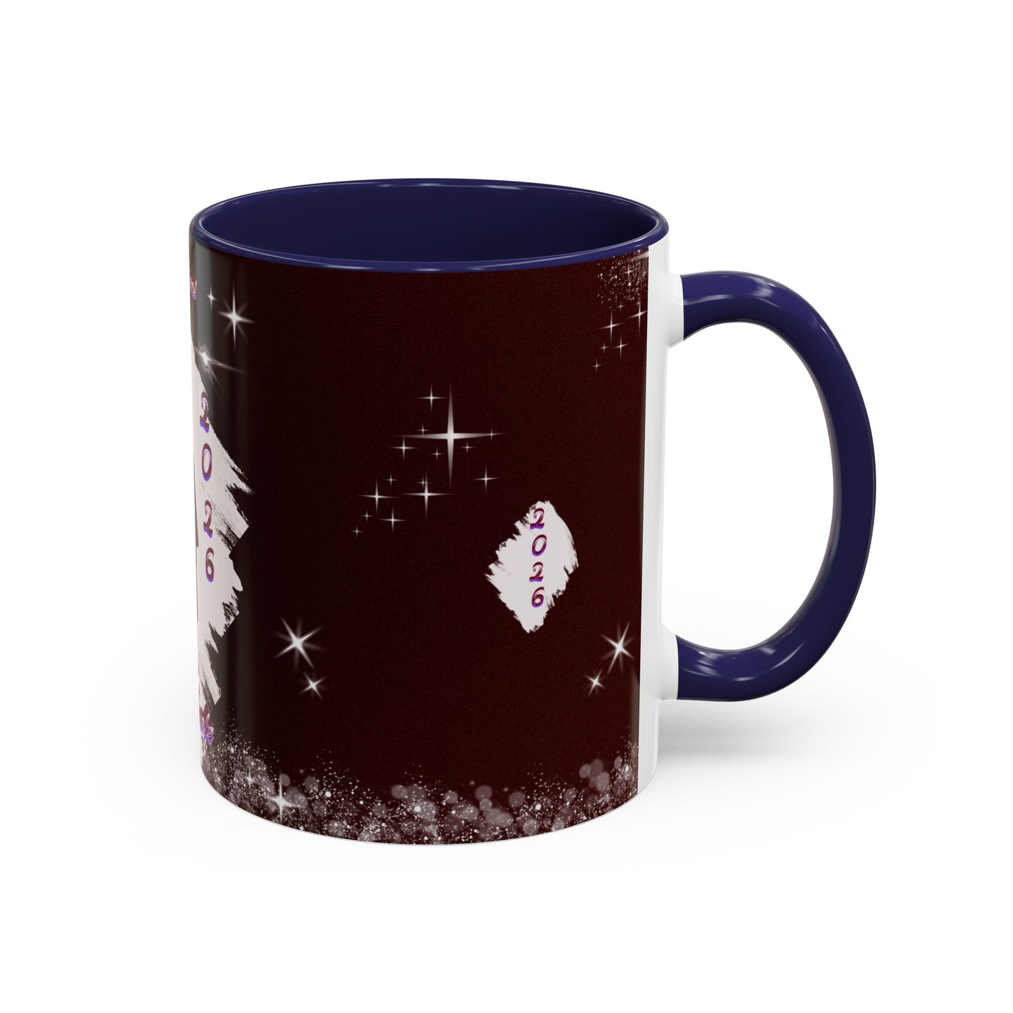 Graduation 2026 Accent Coffee Mug – Personalized Grad Cap Class of 2026 Keepsake