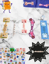 Load image into Gallery viewer, Customized Unique bookmarks and stickers digital downloads
