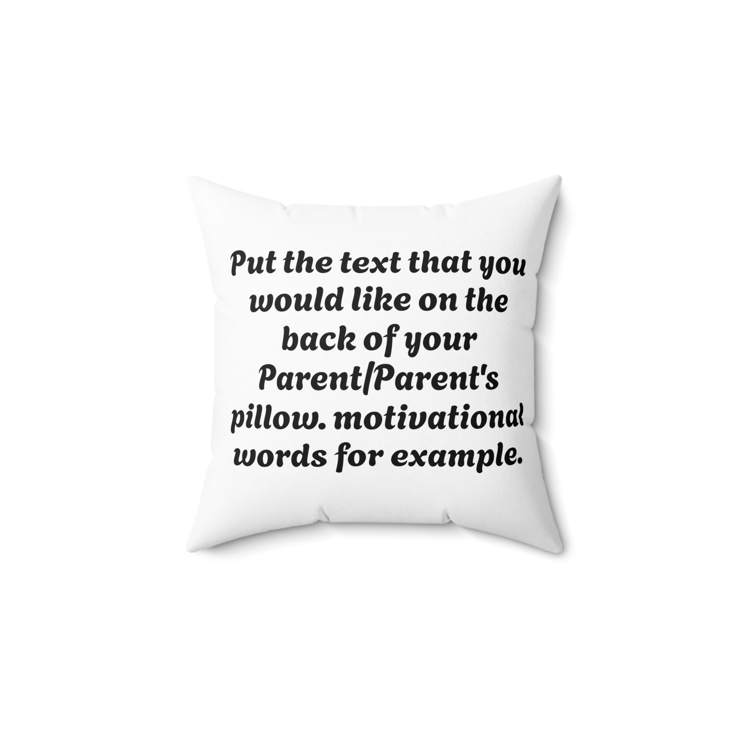 Personalized Photo Pillow Custom Names & Message Throw Pillow for Parents