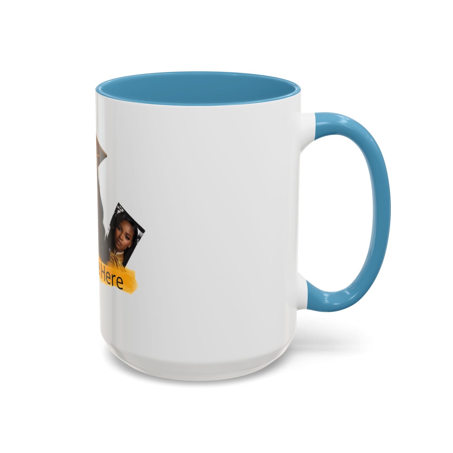 Custom Graduation Coffee Mug Personalized Put Name Here Grad Photo Accent Mug (11/15 oz)