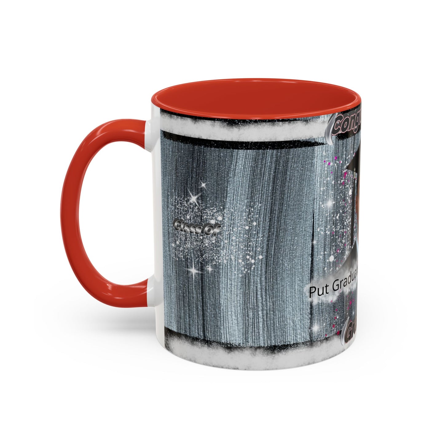 Mug: Personalized Graduation Coffee Mug. Congratulations Graduate Photo Accent 11oz
