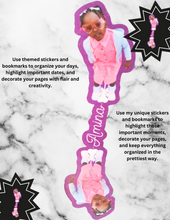 Load image into Gallery viewer, Customized Unique bookmarks and stickers digital downloads
