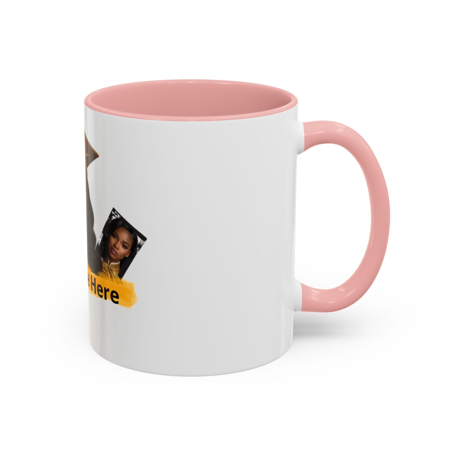 Custom Graduation Coffee Mug Personalized Put Name Here Grad Photo Accent Mug (11/15 oz)