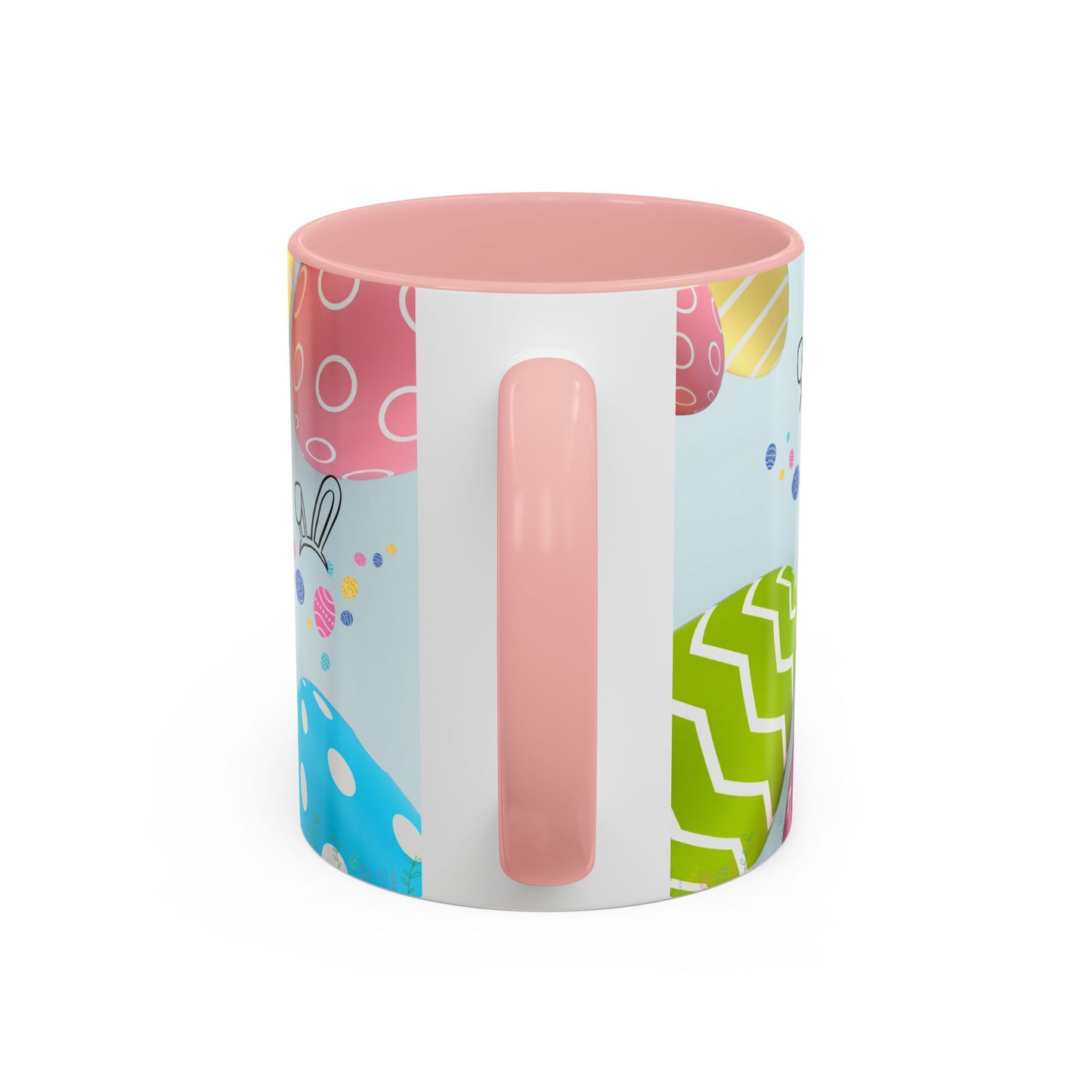 Personalized Easter Coffee Mug — Happy Easter Accent Mug with Name