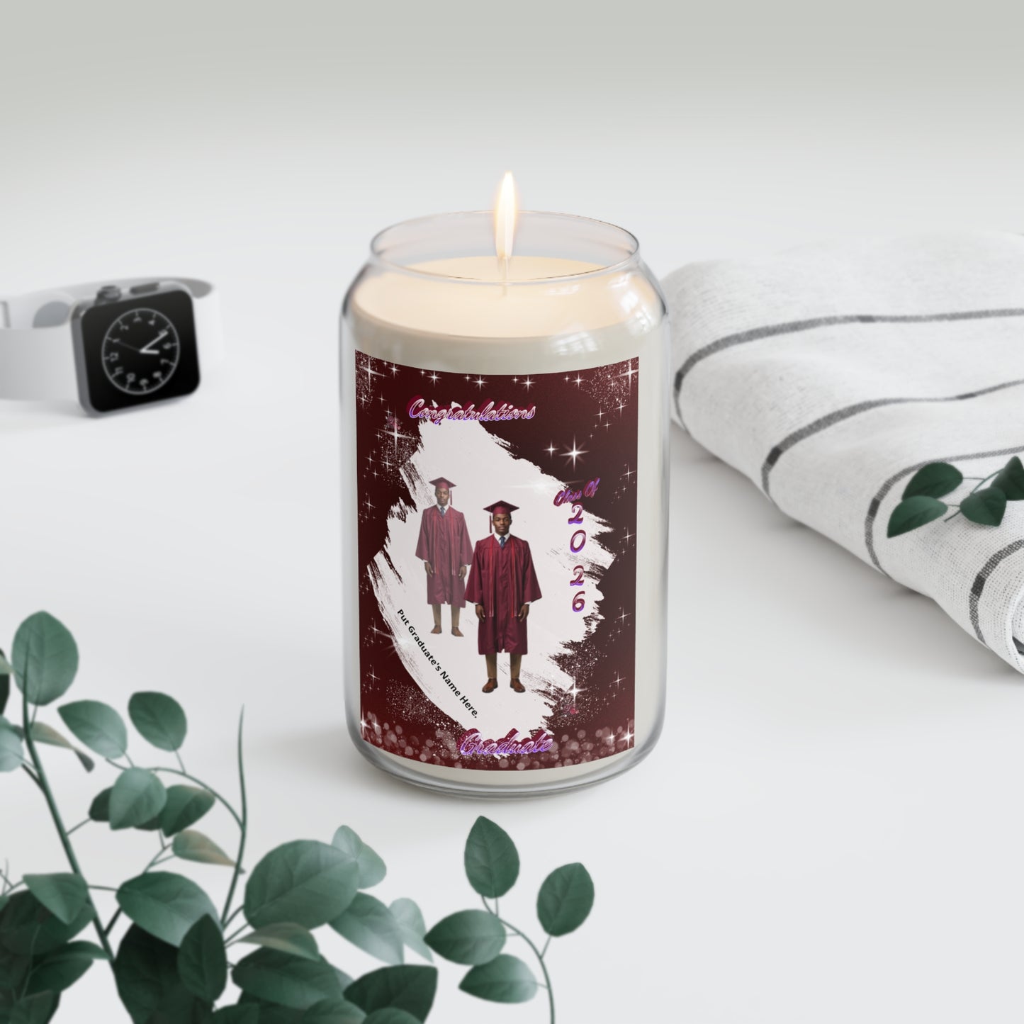 Candle: Graduation 2026 Soy Candle Congratulations Graduate Keepsake (13.75oz)