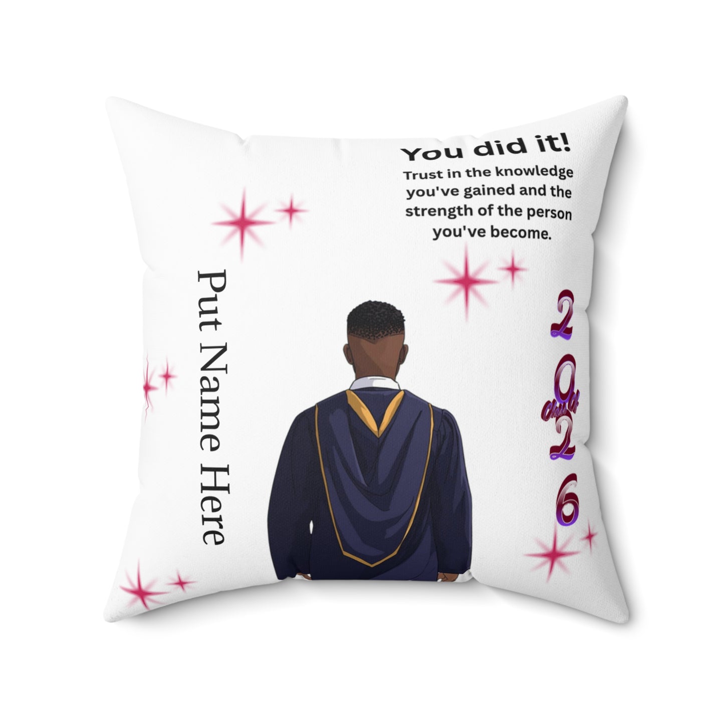 Graduation Photo Pillow Personalized Class of 2016 Keepsake