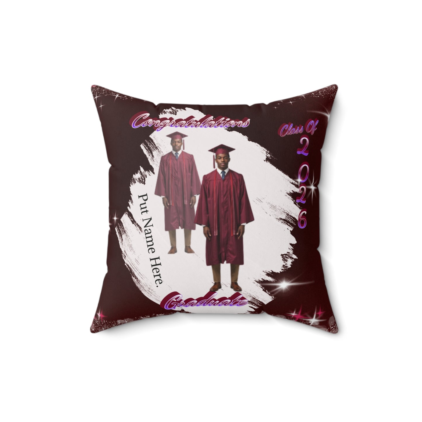 Graduation Photo Pillow Personalized Class of 2016 Keepsake