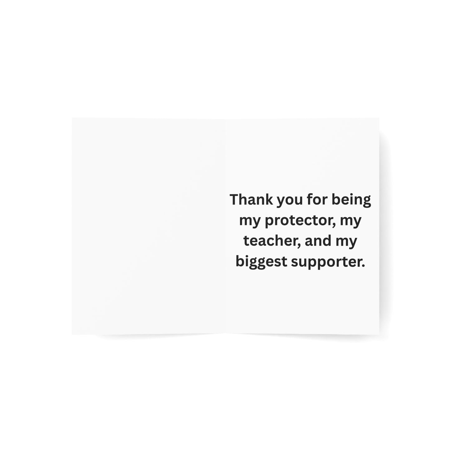 World's Best Dad Personalized Greeting Card Father’s Day Card with Name: Physical Product.