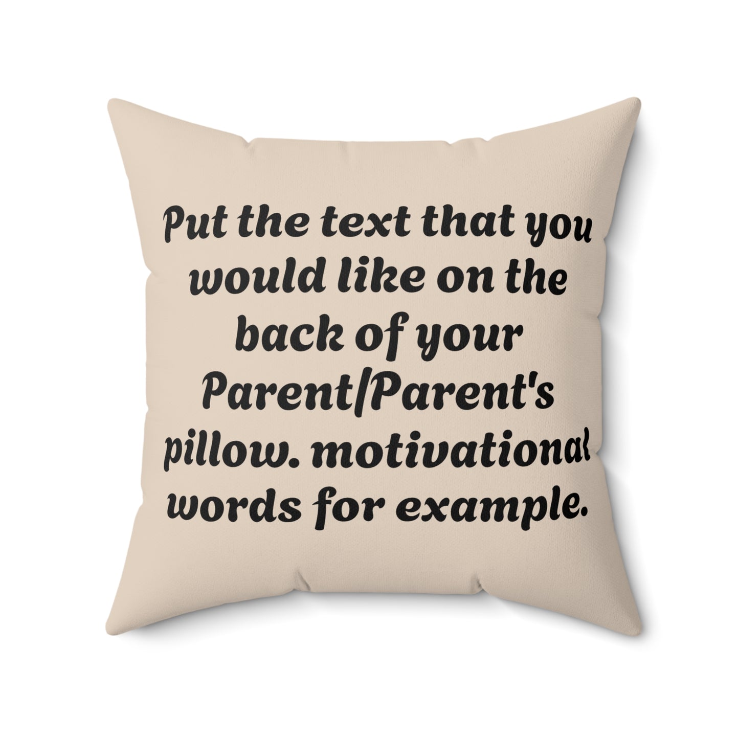 Personalized Parent Photo Pillow Custom 'Put Mom Name Here Put Mom and Dad Name Here' Keepsake