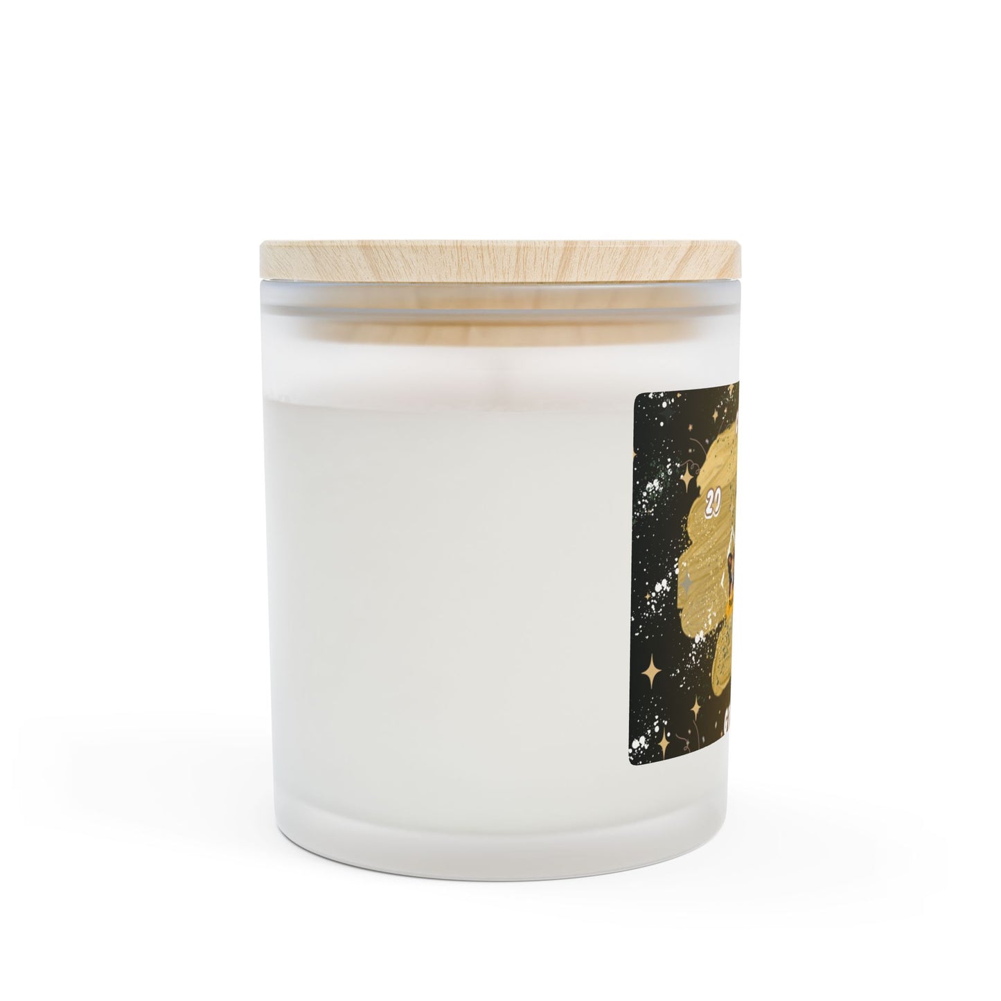 Candle 1: Graduation Photo Candle Congrats Graduate 2026 Frosted Glass Candle. Gold