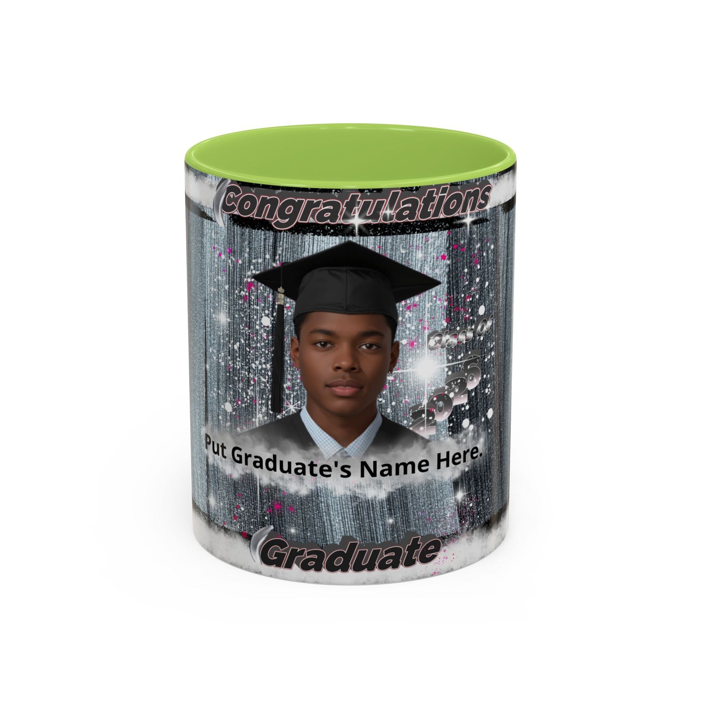 Mug: Personalized Graduation Coffee Mug. Congratulations Graduate Photo Accent 11oz