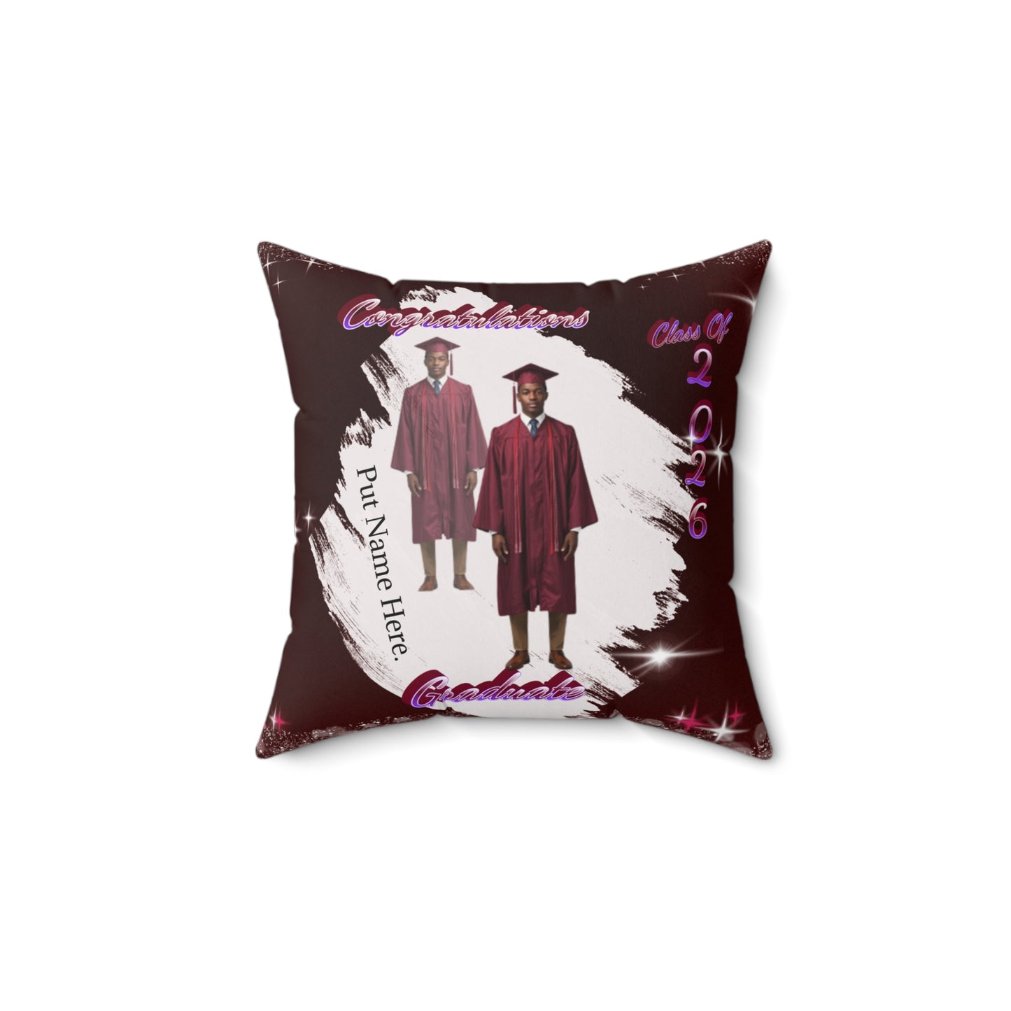 Graduation Photo Pillow Personalized Class of 2016 Keepsake