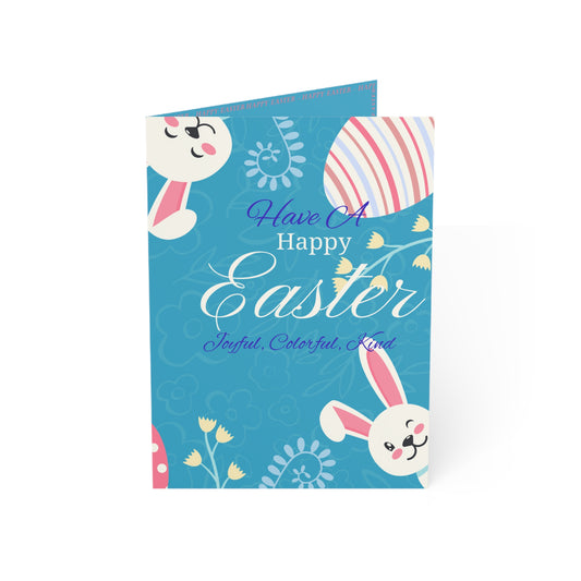 Easter Bunny Greeting Card — "Have A Happy Easter" Holiday Card (1/10/30/50 pcs)