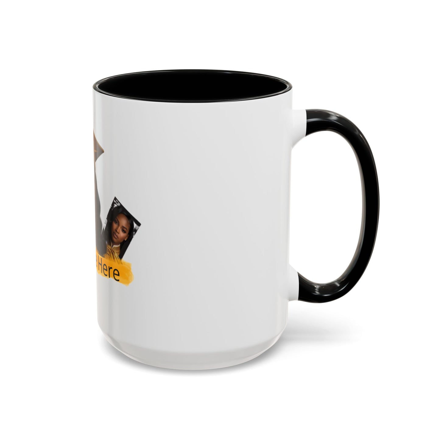 Custom Graduation Coffee Mug Personalized Put Name Here Grad Photo Accent Mug (11/15 oz)