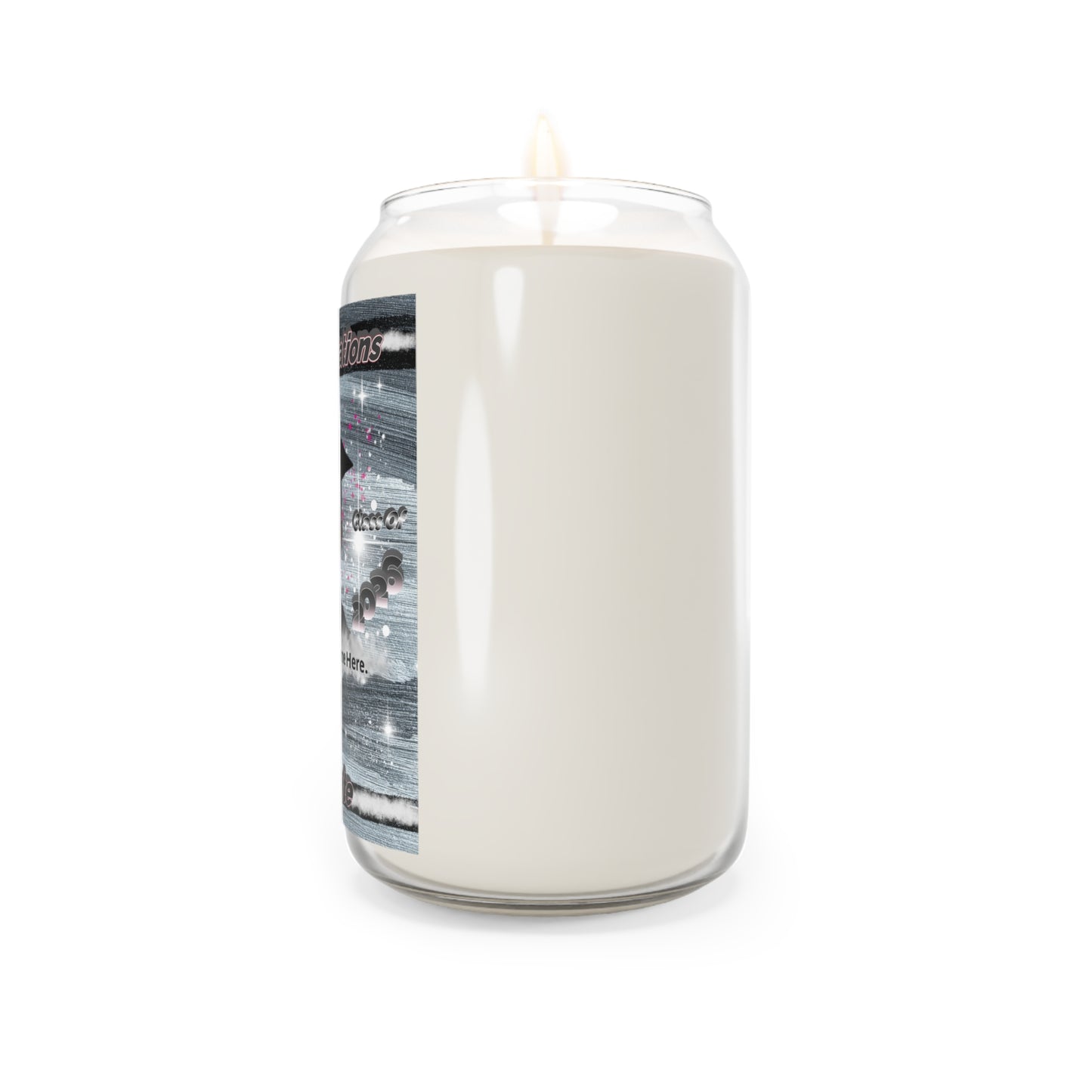 Candle: Graduation Photo Scented Soy Candle Personalized Congratulations Graduate 13.75oz