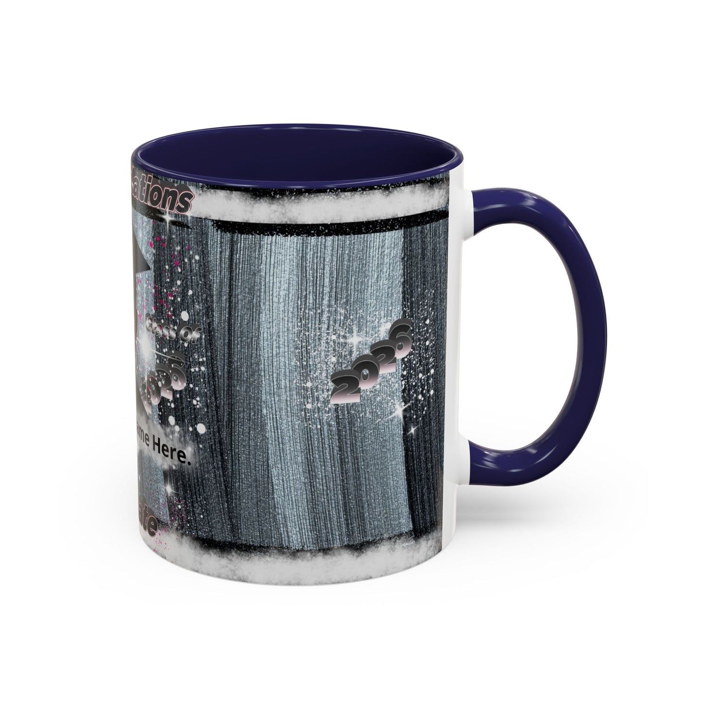 Mug: Personalized Graduation Coffee Mug. Congratulations Graduate Photo Accent 11oz