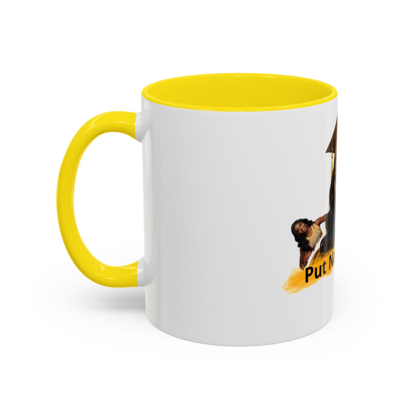 Custom Graduation Coffee Mug Personalized Put Name Here Grad Photo Accent Mug (11/15 oz)