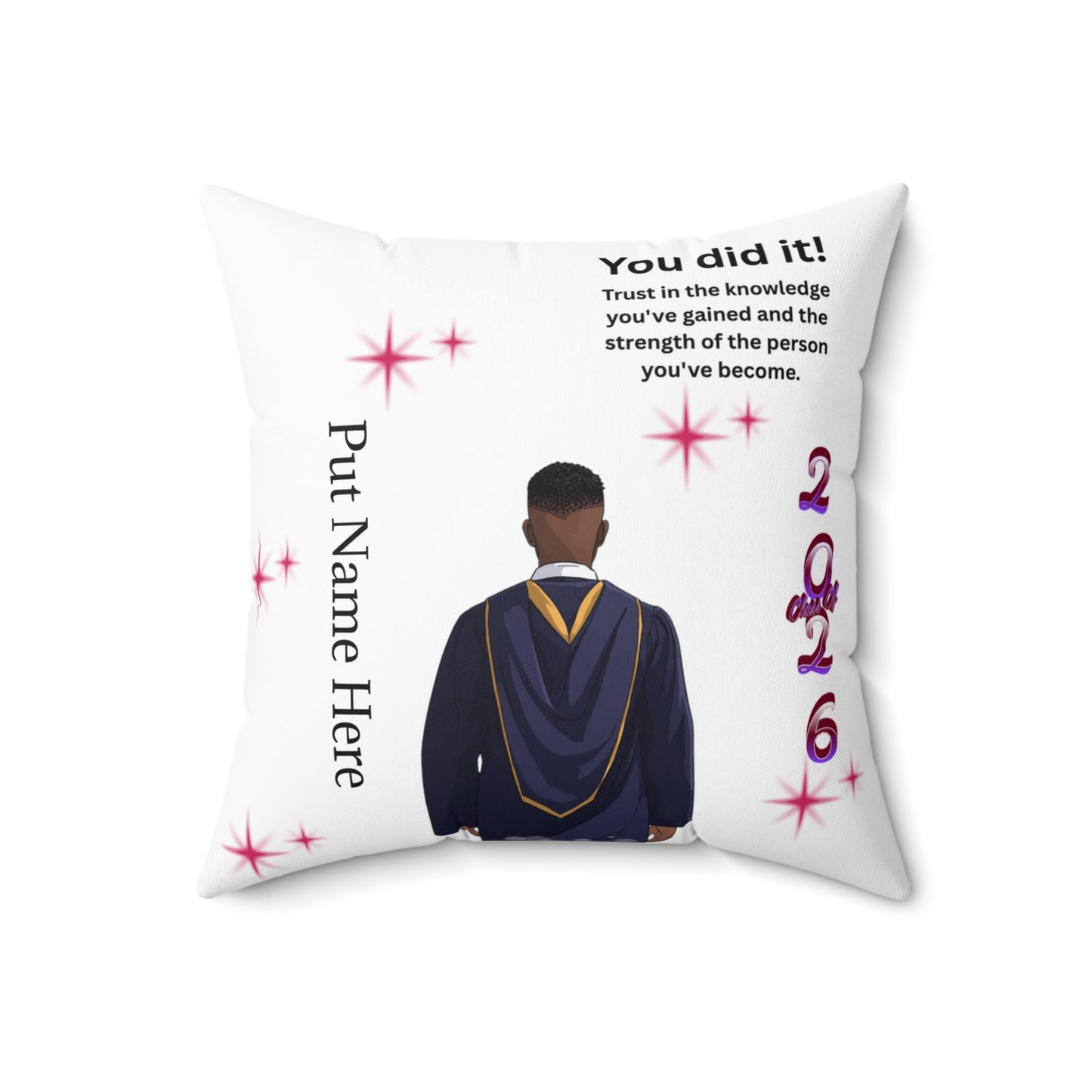 Graduation Photo Pillow Personalized Class of 2016 Keepsake