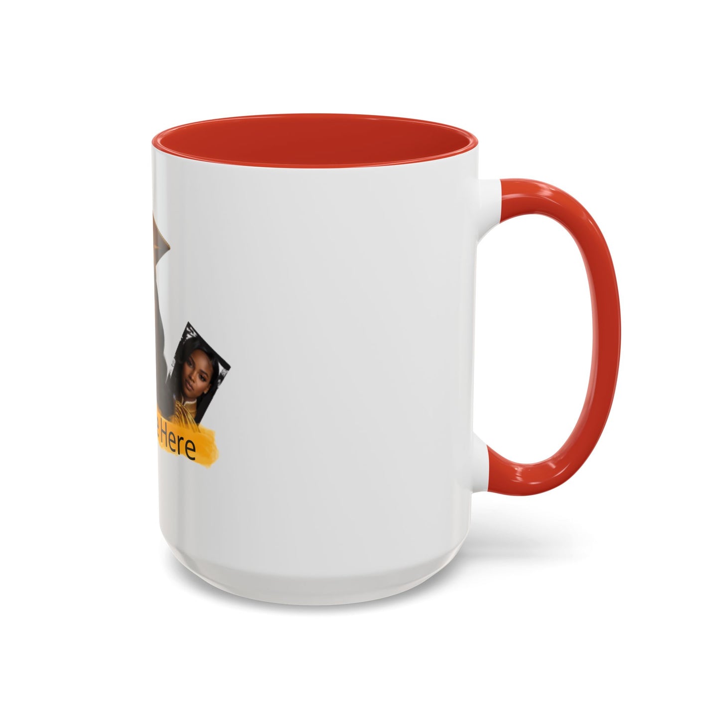 Custom Graduation Coffee Mug Personalized Put Name Here Grad Photo Accent Mug (11/15 oz)