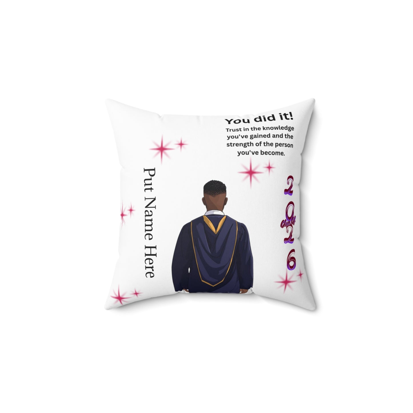 Graduation Photo Pillow Personalized Class of 2016 Keepsake