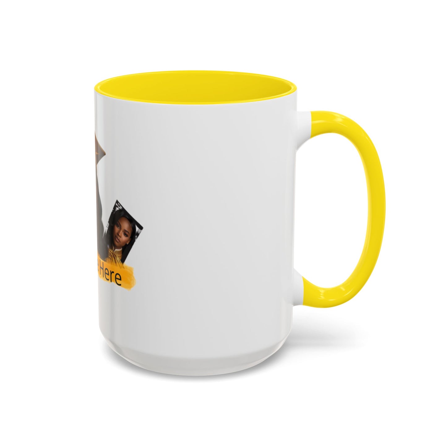 Custom Graduation Coffee Mug Personalized Put Name Here Grad Photo Accent Mug (11/15 oz)