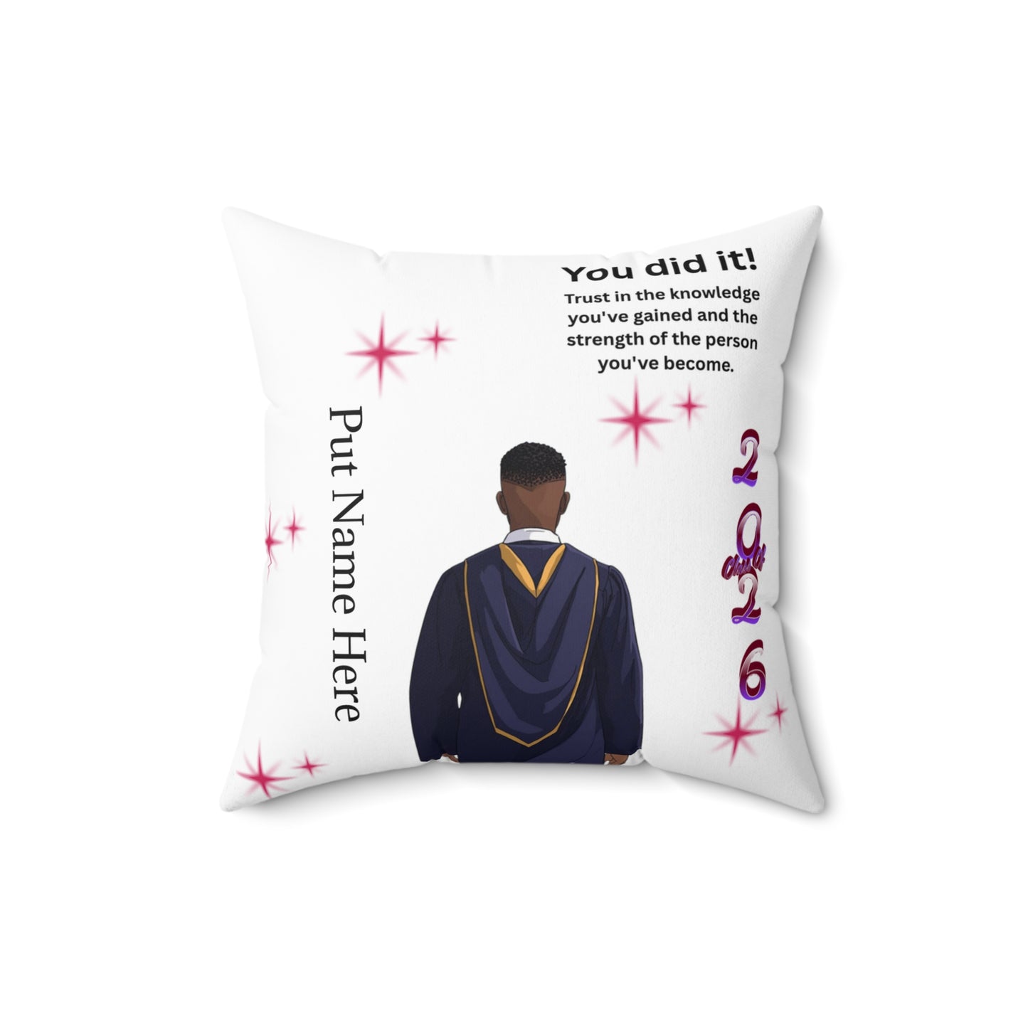 Graduation Photo Pillow Personalized Class of 2016 Keepsake