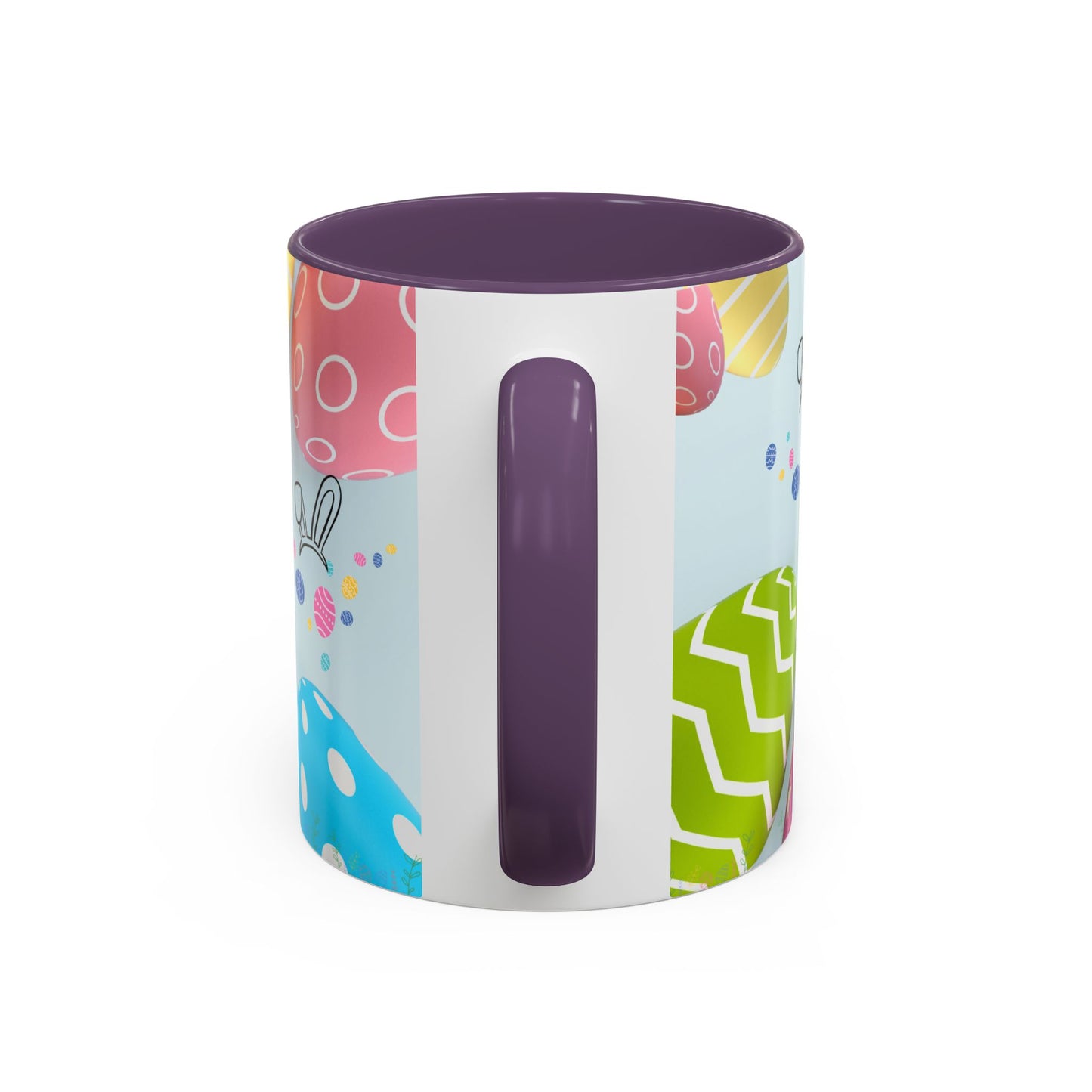 Personalized Easter Coffee Mug — Happy Easter Accent Mug with Name