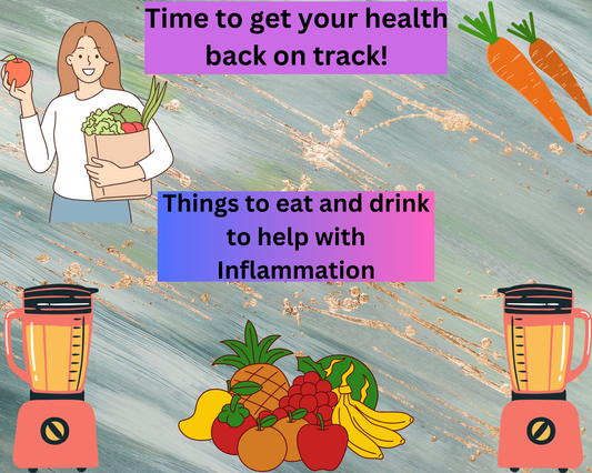 Inflammation Help: Foods and Drinks that helps with Inflammation. With Recipes.