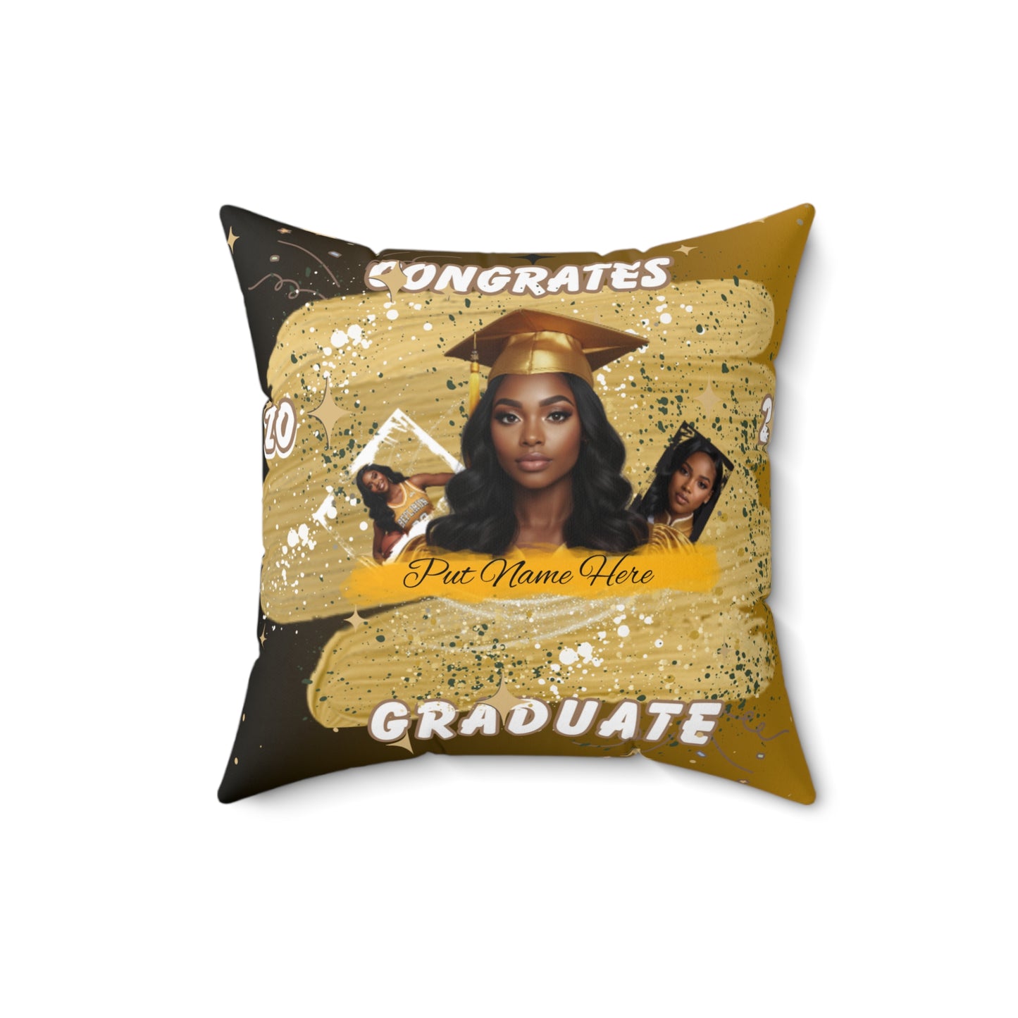 Personalized Graduation Pillow Congrats Graduate Custom Photo Cushion (2026) Put Name on front and back.