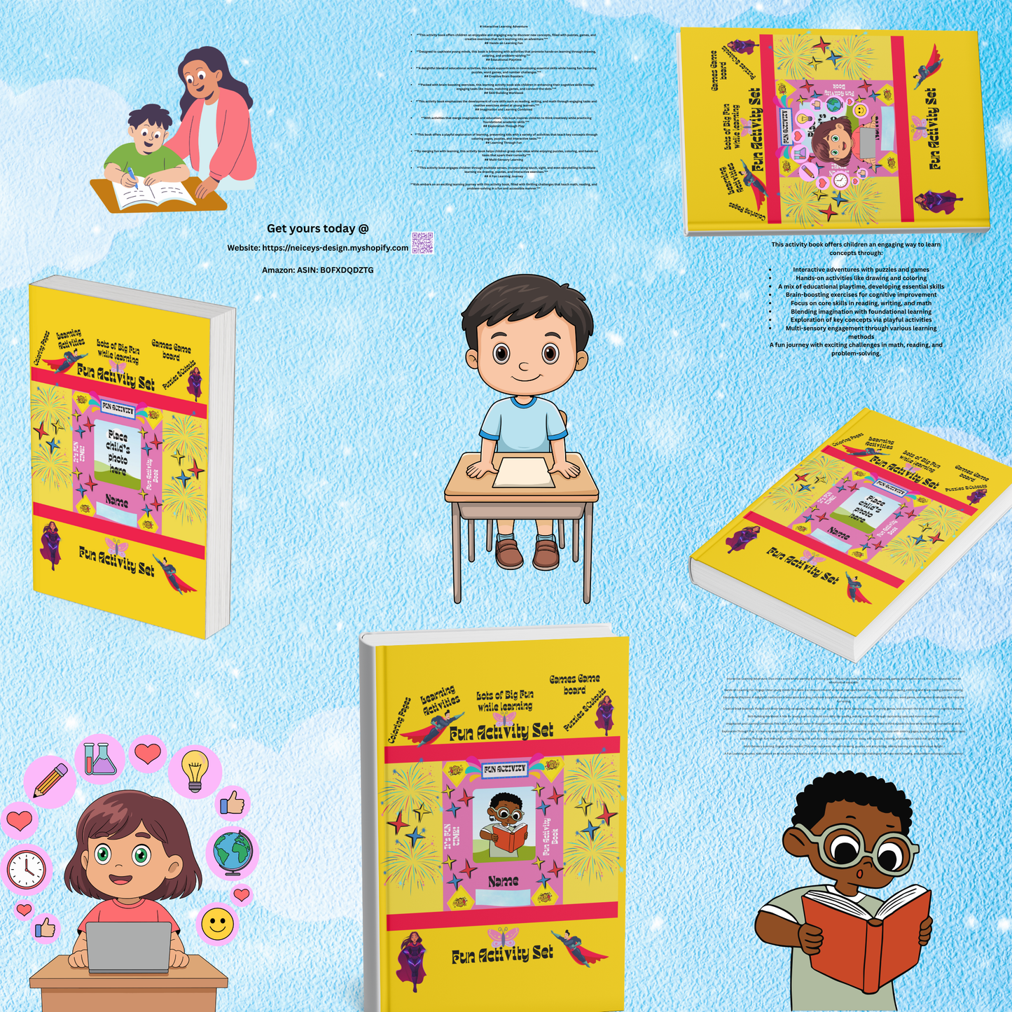 Fun Activity Set for All Ages! This is not a physical product. Digital Download only.