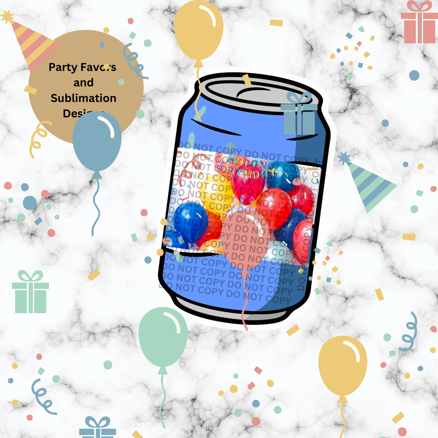 Invitation and Party Favor Bundle Template 1. 10 Pcs Party Favor and invitation Template. Not a physical product.