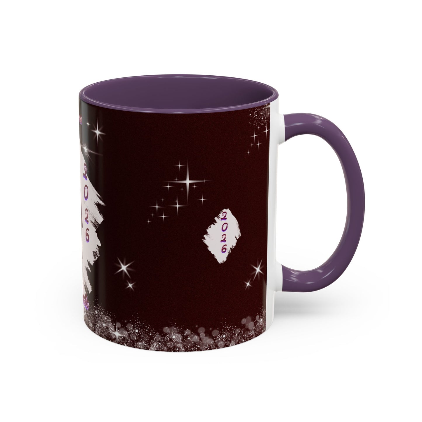 Graduation 2026 Accent Coffee Mug – Personalized Grad Cap Class of 2026 Keepsake