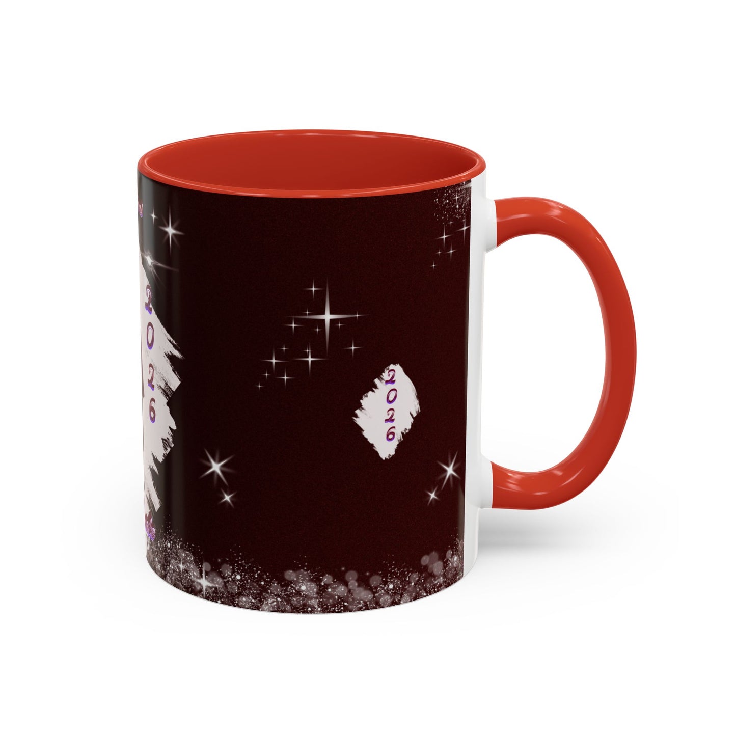 Graduation 2026 Accent Coffee Mug – Personalized Grad Cap Class of 2026 Keepsake