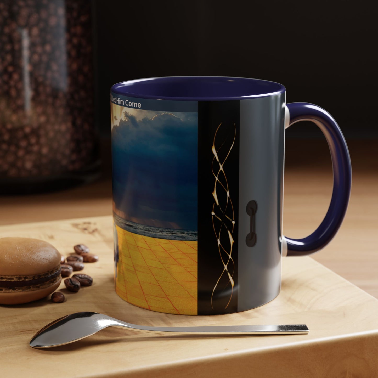 Coffee Mug — 'Whosoever Will Let Him Come' Inspirational Scenic Accent Mug (11/15 oz)