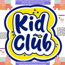 Load image into Gallery viewer, Learning Activity Book for Ages 6 and up. This is a Digital Download: No physical product will be delivered.
