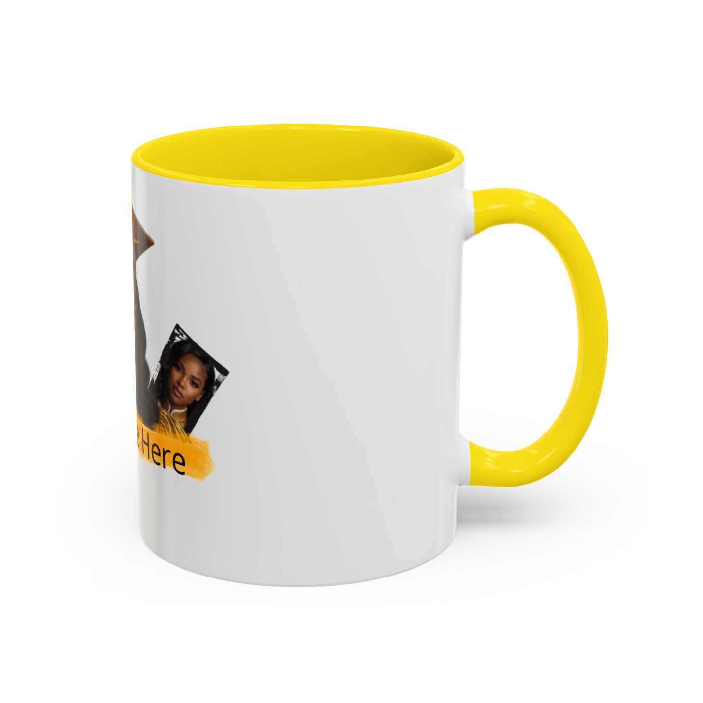 Custom Graduation Coffee Mug Personalized Put Name Here Grad Photo Accent Mug (11/15 oz)