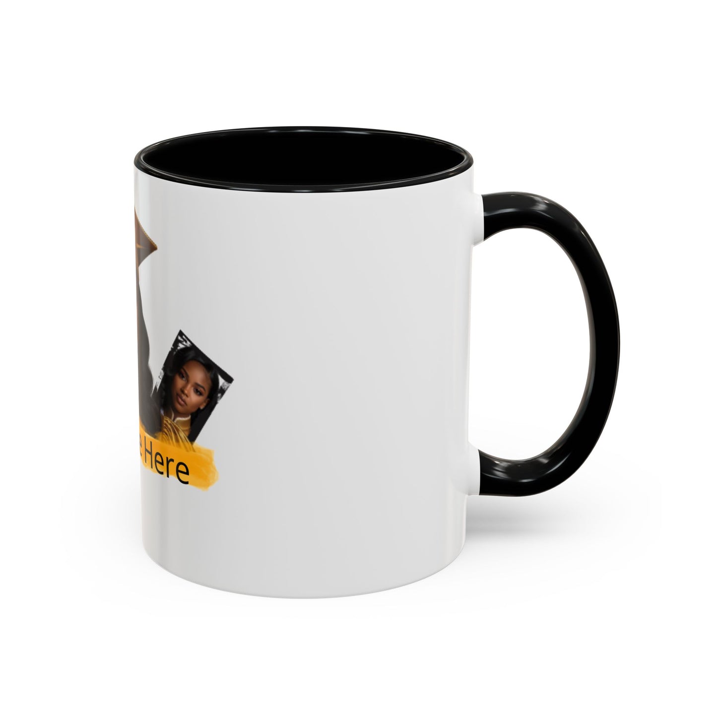 Custom Graduation Coffee Mug Personalized Put Name Here Grad Photo Accent Mug (11/15 oz)