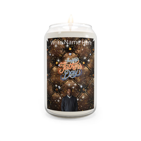 Personalized Fathers Day Candle Custom Name Scented Soy Candle (13.75 oz)