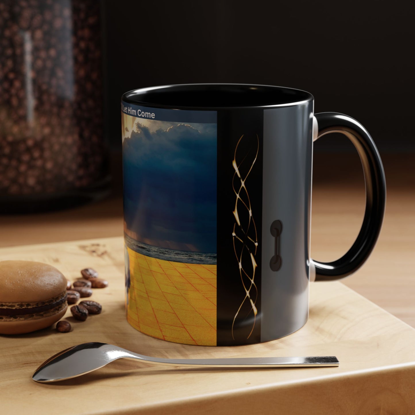 Coffee Mug — 'Whosoever Will Let Him Come' Inspirational Scenic Accent Mug (11/15 oz)